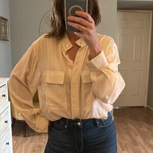 FRAME Silk Button-Down